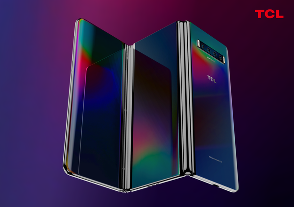 tcl云卷屏三折屏概念机入局折叠屏行业未来可期