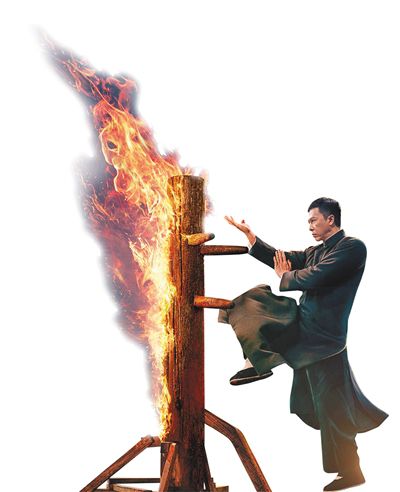 中国动作电影《叶问4》5日在哈萨克斯坦努尔苏丹,阿