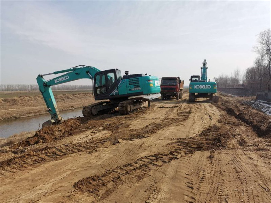 徒骇河治理工程 河道清淤疏浚滨城区段,惠民县段开启全面施工大幕