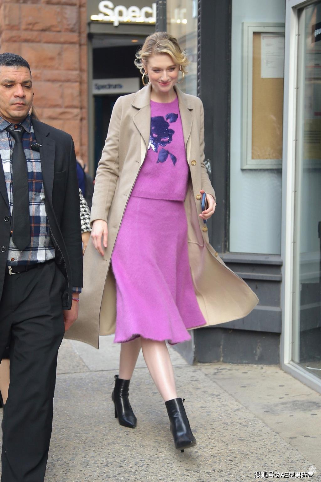 漫威第一高女演员伊丽莎白德比齐亮相身高190却美若仙女