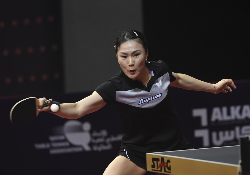 国际乒联卡塔尔公开赛女单首轮,何卓佳1比4单晓娜