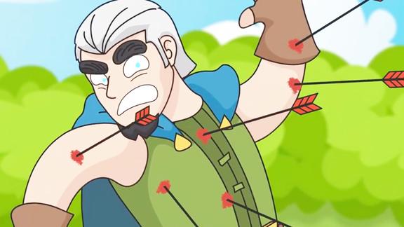 皇室战争搞笑动画之倒霉的神箭游侠