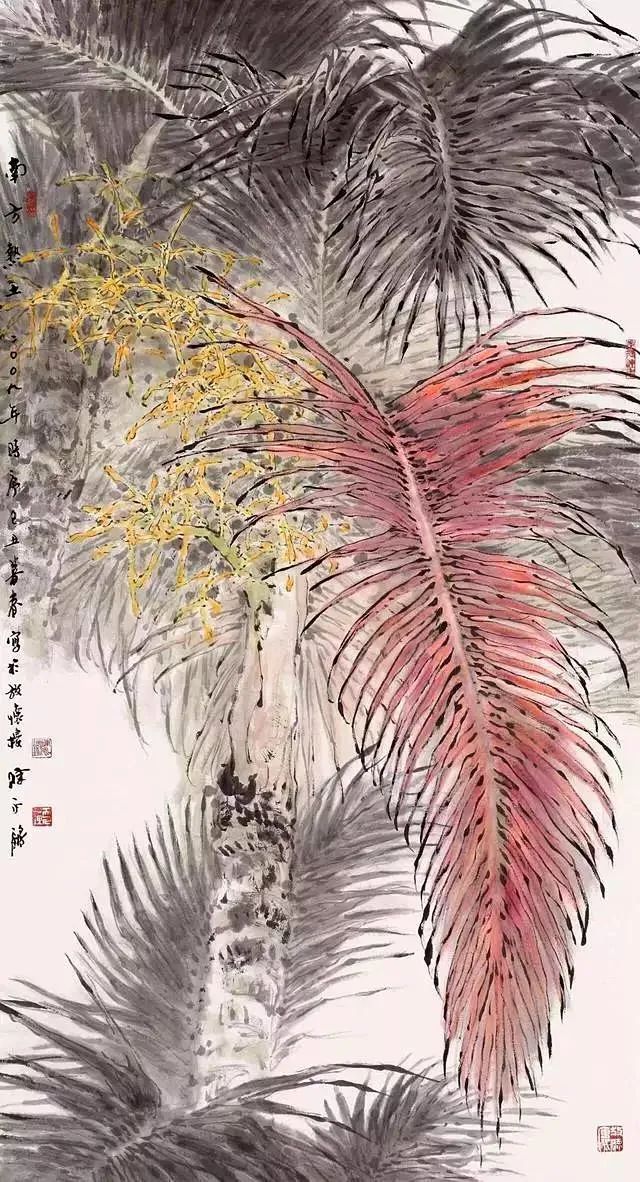 岭南画派杰出传人陈永锵花鸟作品欣赏