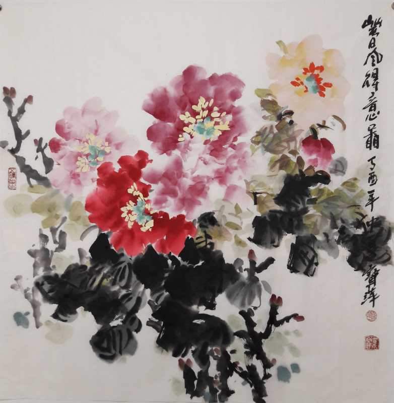 现代著名书画家贾宝平作品赏析