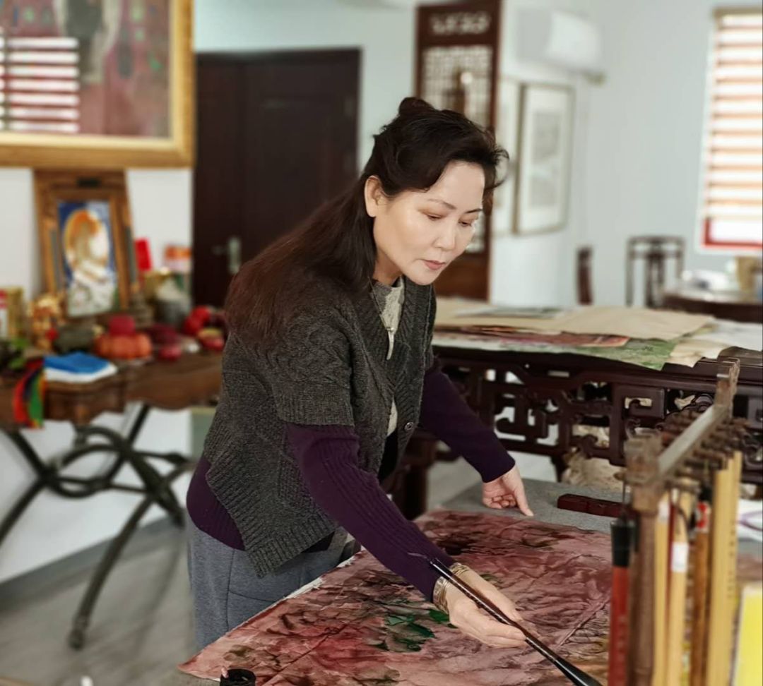 顾影微烟,夕拾画乡——塔琳托娅2020古堰画乡系列作品赏析_版画