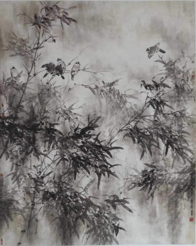 现代著名书画家贾宝平作品赏析