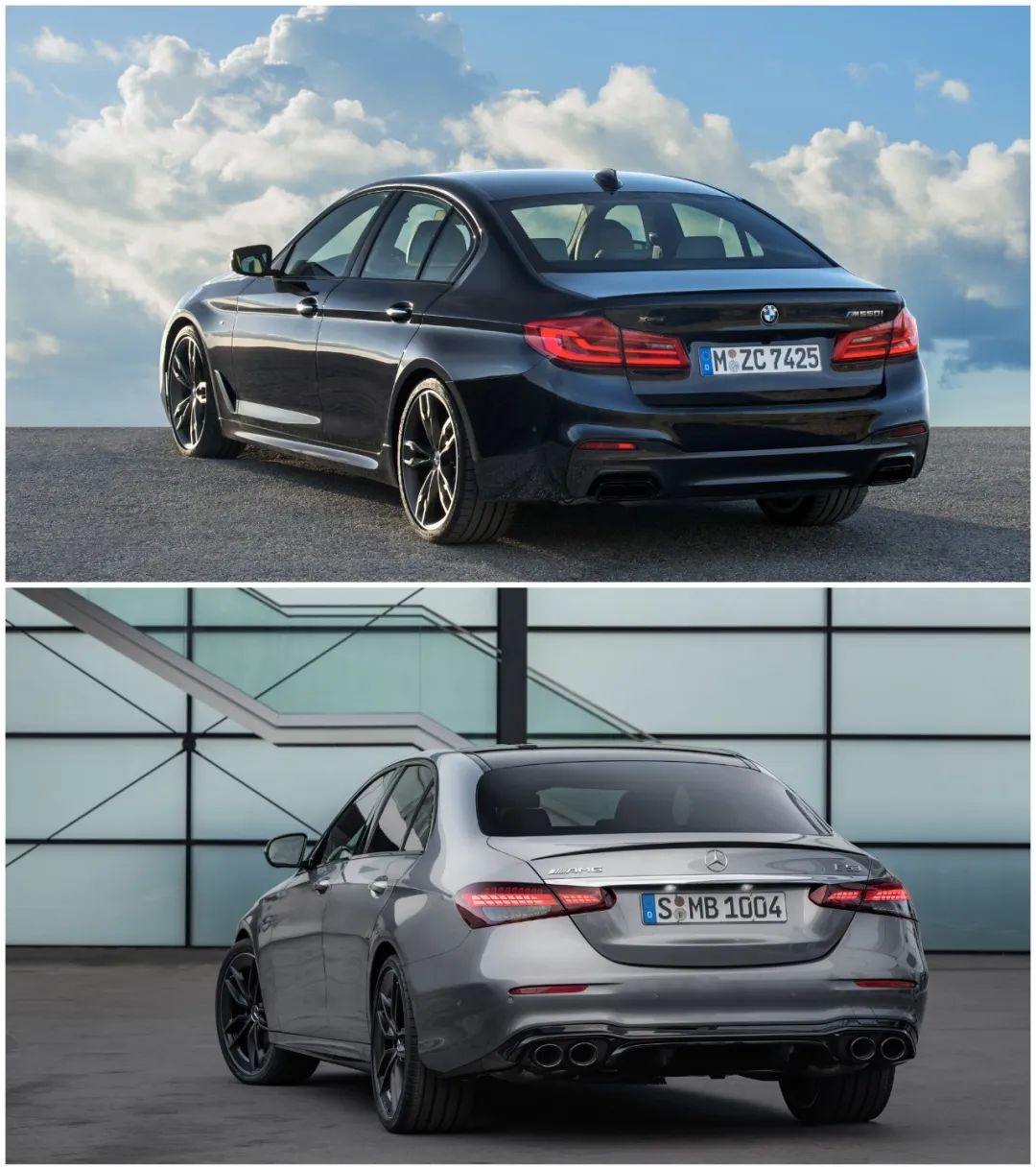 对比宝马5系,你觉得奔驰新e级好看吗?