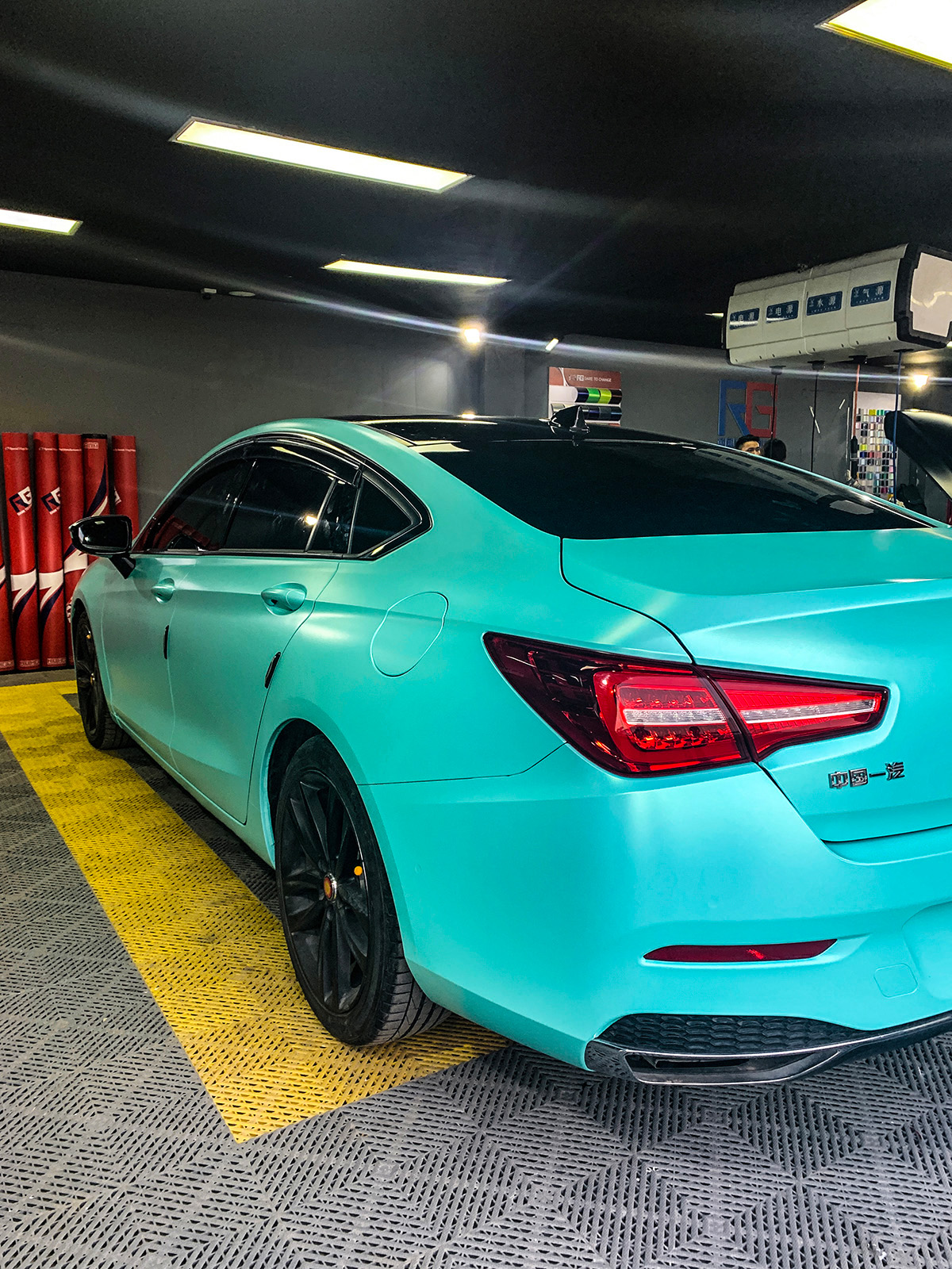 红旗h5车身改色膜rg瑞集改色膜湖北襄阳加盟店出品