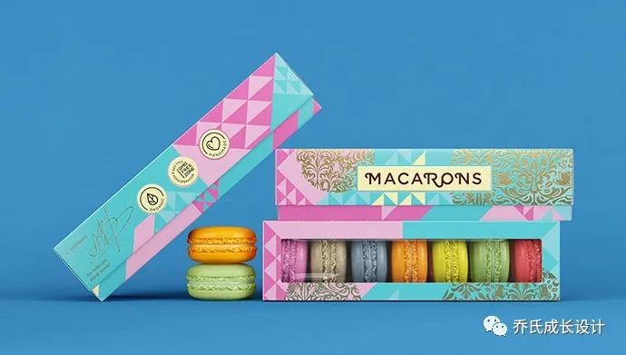 配色优雅的几何图案创意包装设计欣赏