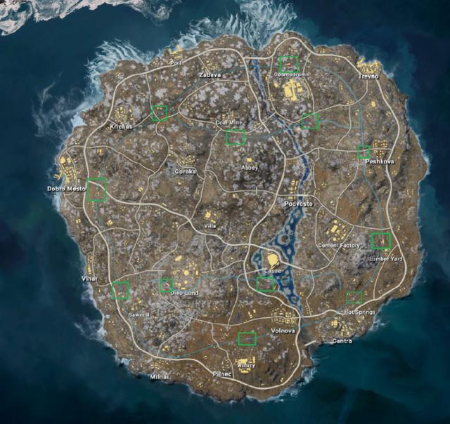 《绝地求生》雪地图归来:地形建筑全部重做,火车可乘坐物资丰富