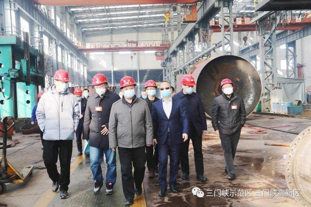 要闻示范区高新区管委会主任刘会林一行调研督导企业疫情防控与复工