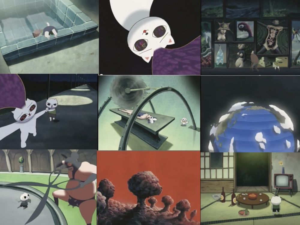 汤浅政明编剧的神级动画作品《猫汤》2001印尼艺术家 eko nugroho