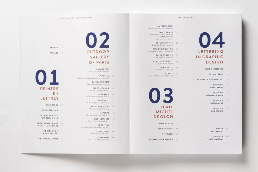 分享作品集目录设计