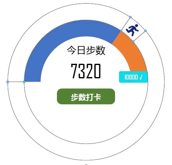今日你的步数达标了吗用excel做个打卡器看看呗excel教程