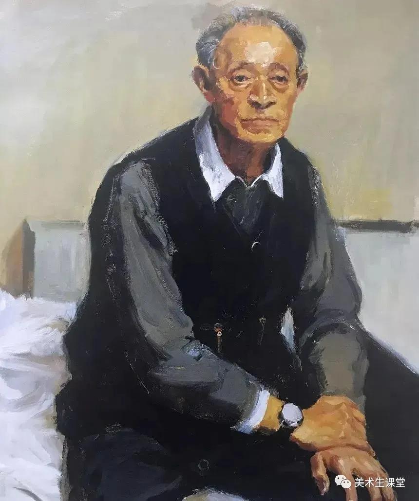 造型;再画一段色彩,以色彩来解决素描不易于表现的人物微妙的色彩光影