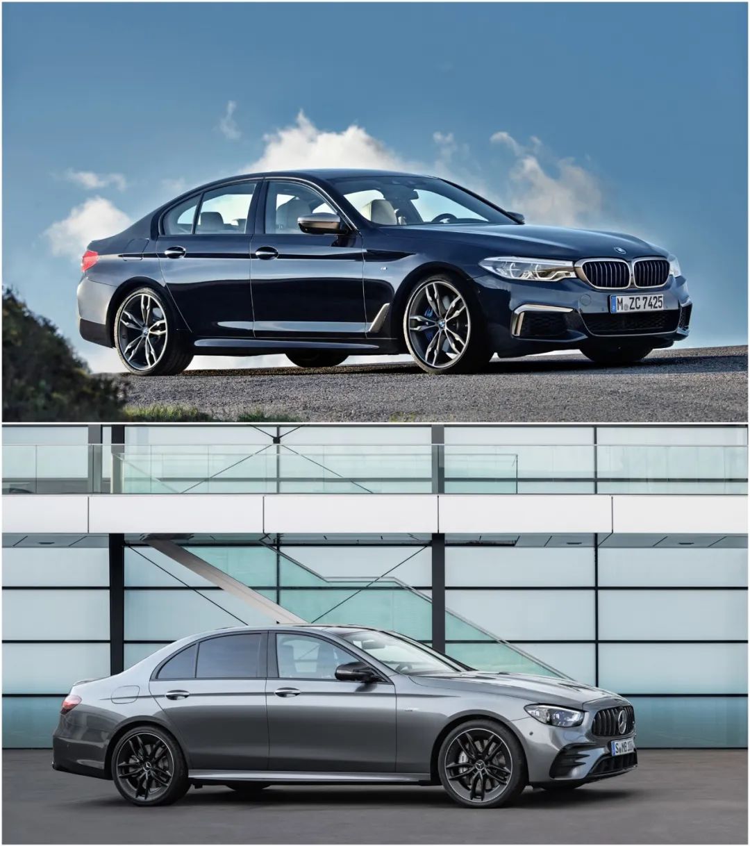 对比宝马5系,你觉得奔驰新e级好看吗?