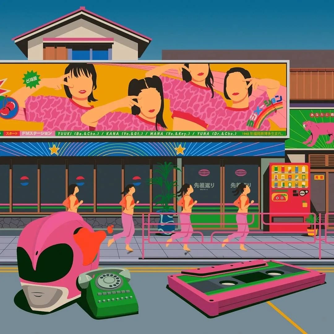 跟着这位次世代citypop艺术家踏上开往25世纪的攻壳机动列车