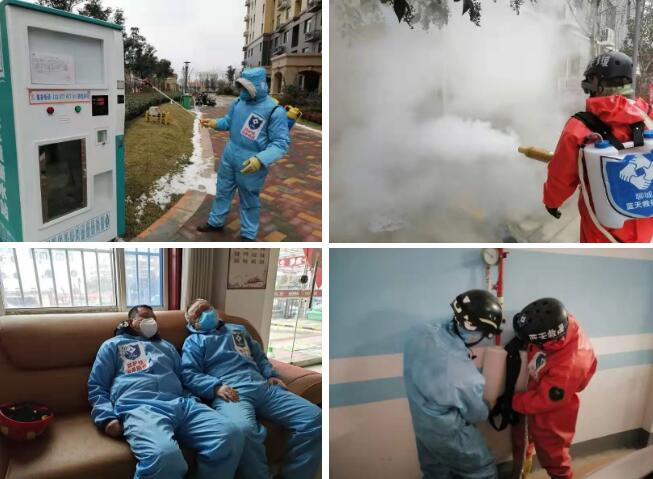 疫情时期聊城东昌府区志愿者用实际行动诠释雷锋精神