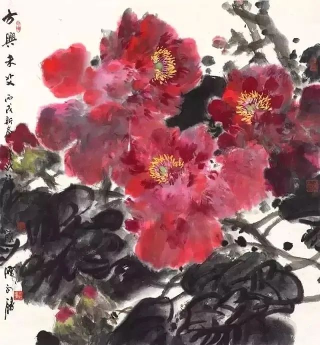 岭南画派杰出传人陈永锵花鸟作品欣赏