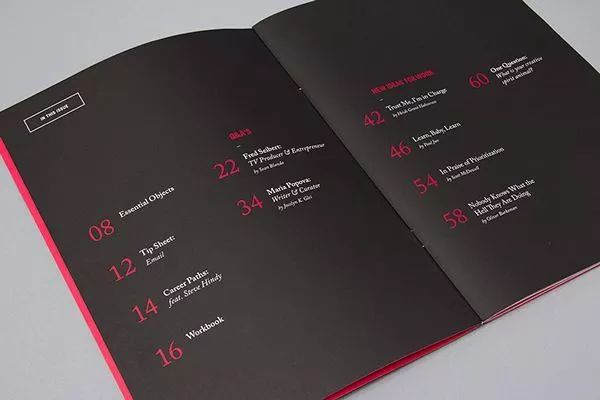 分享作品集目录设计