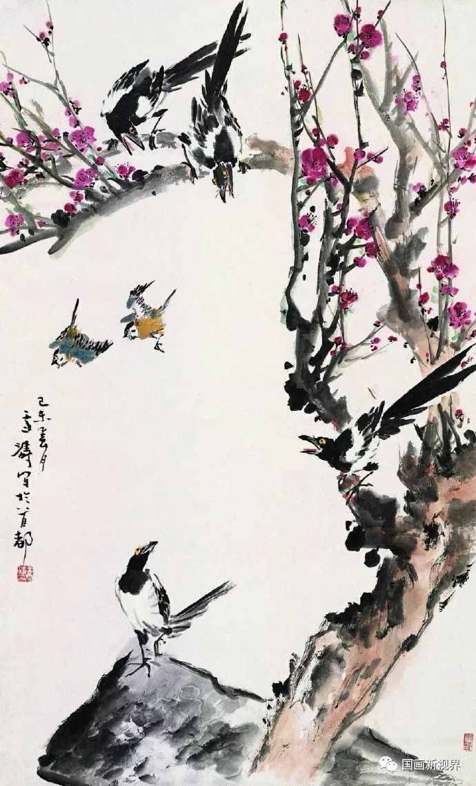 小写意梅花,美到醉!_王雪涛