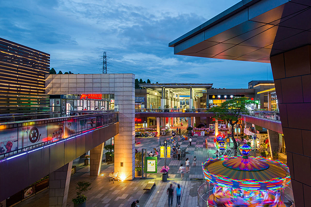 商业与自然的融合松山湖畔万科生活广场商业设计