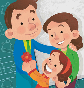 因为新型冠状病毒疫情,学校延迟了开学的时间,爸爸妈妈也被延迟了上班