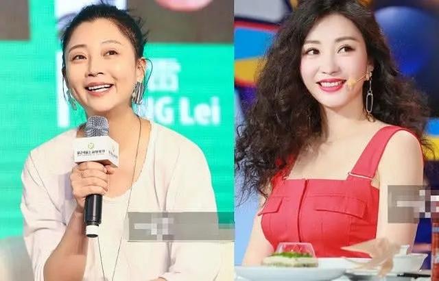 文工团殷桃撞脸护士柳岩两个人的土气太相似