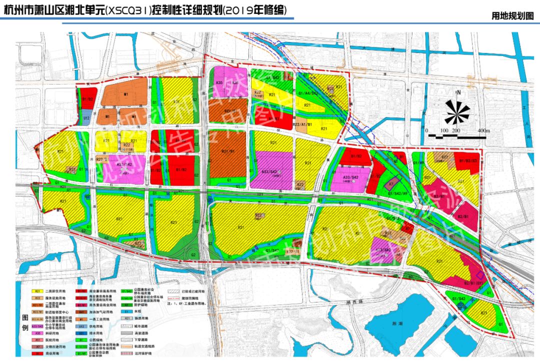 萧山科技城控规图图片