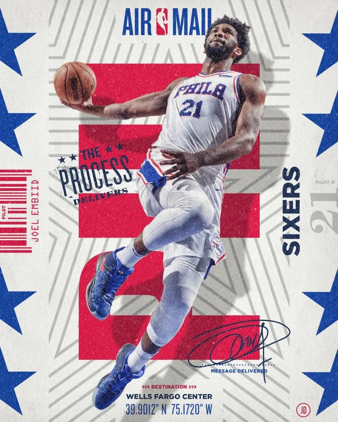 超帅!复古风nba球星海报!