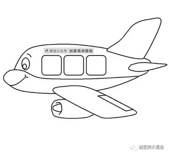 40张飞机主题简笔画用画笔为孩子插上飞翔的翅膀