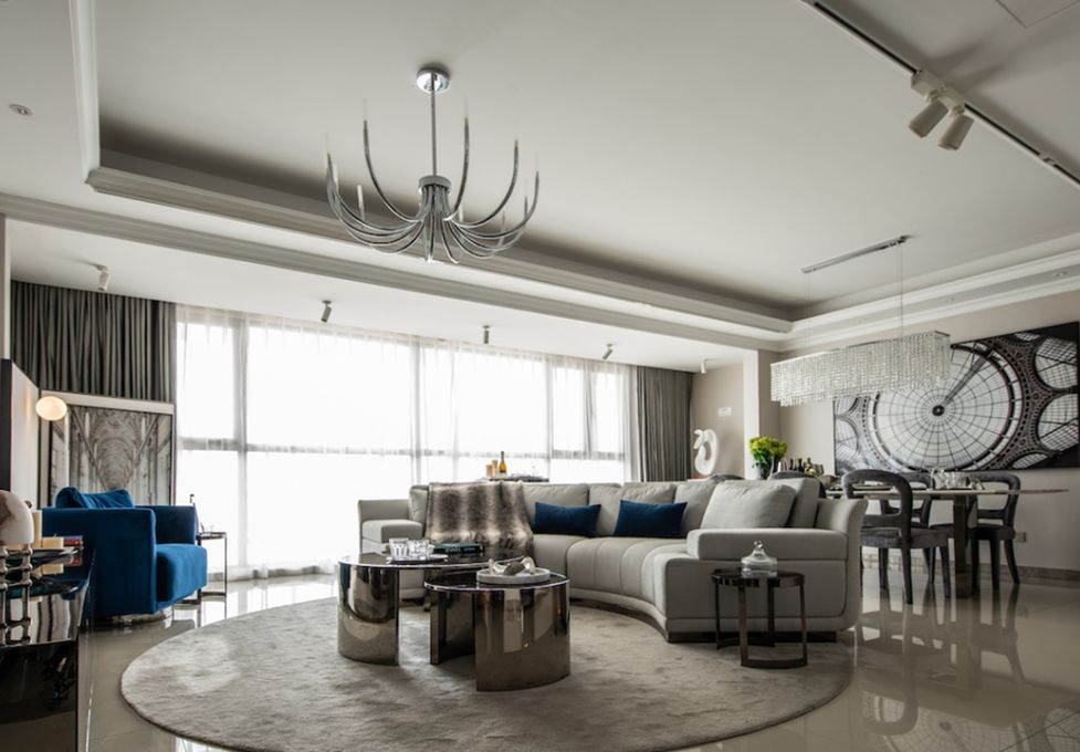 (样板间实景图)功能完备的奢适主卧,让空间体验升级.