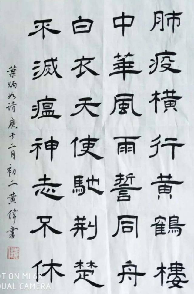 "书镌巾帼秀 芳华绽九州"一庆"三八"南通女书法家抗疫网络展_作品