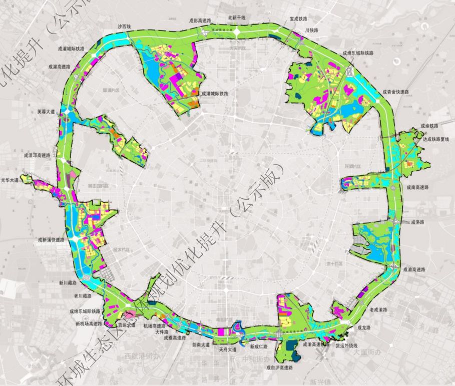 成都升级环城生态区