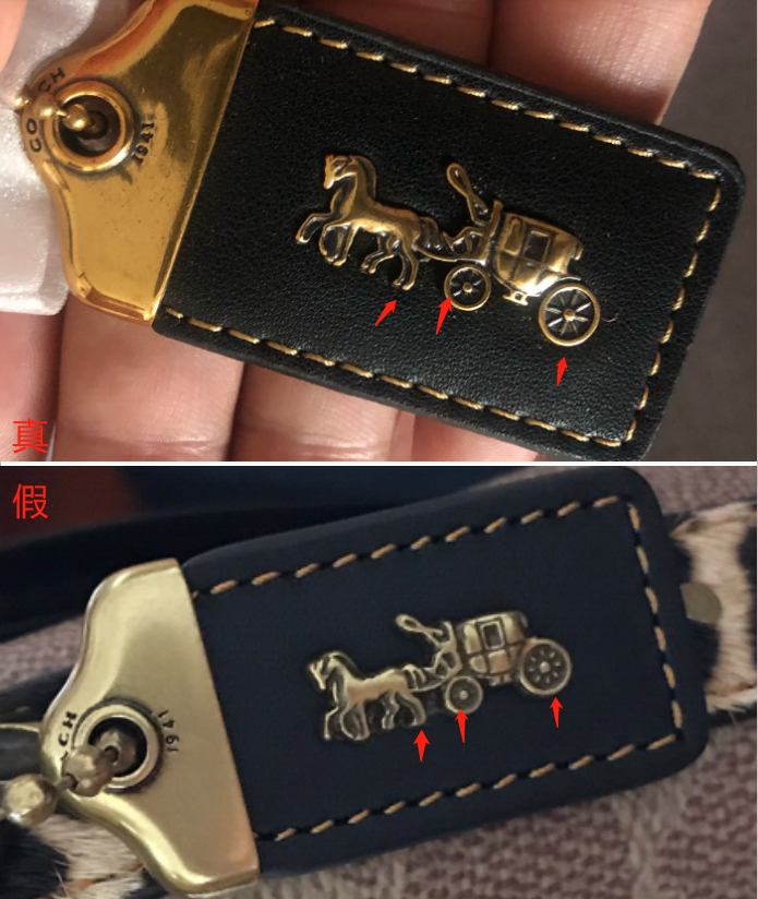 奢侈品鉴别:coach disney蔻驰迪斯尼合作款暗黑流浪包真假鉴别