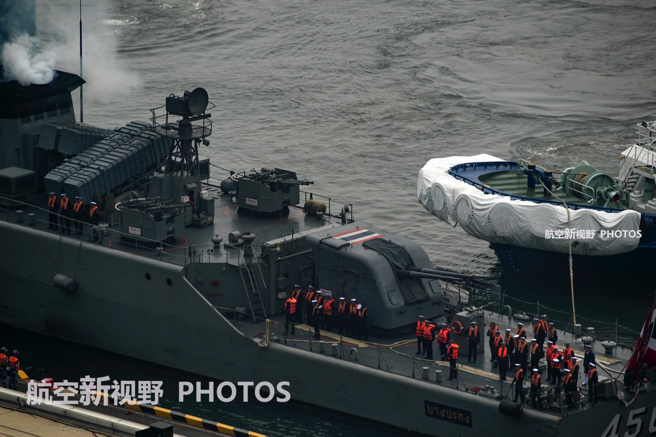 原创053h2护卫舰出口型,服役30年依然是泰国海军主力,不老的江湖级