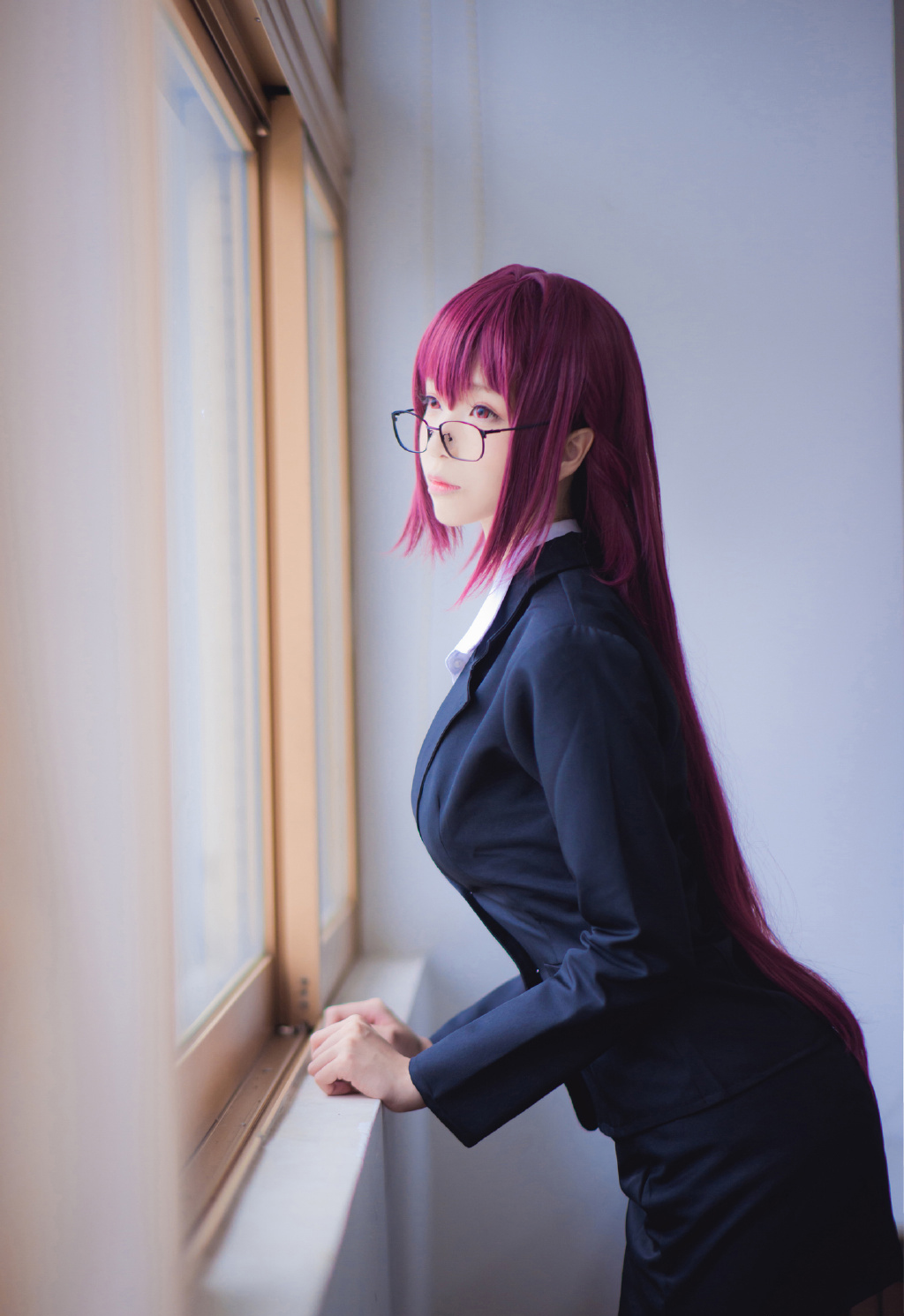 美cos职业教师cos写真壁纸