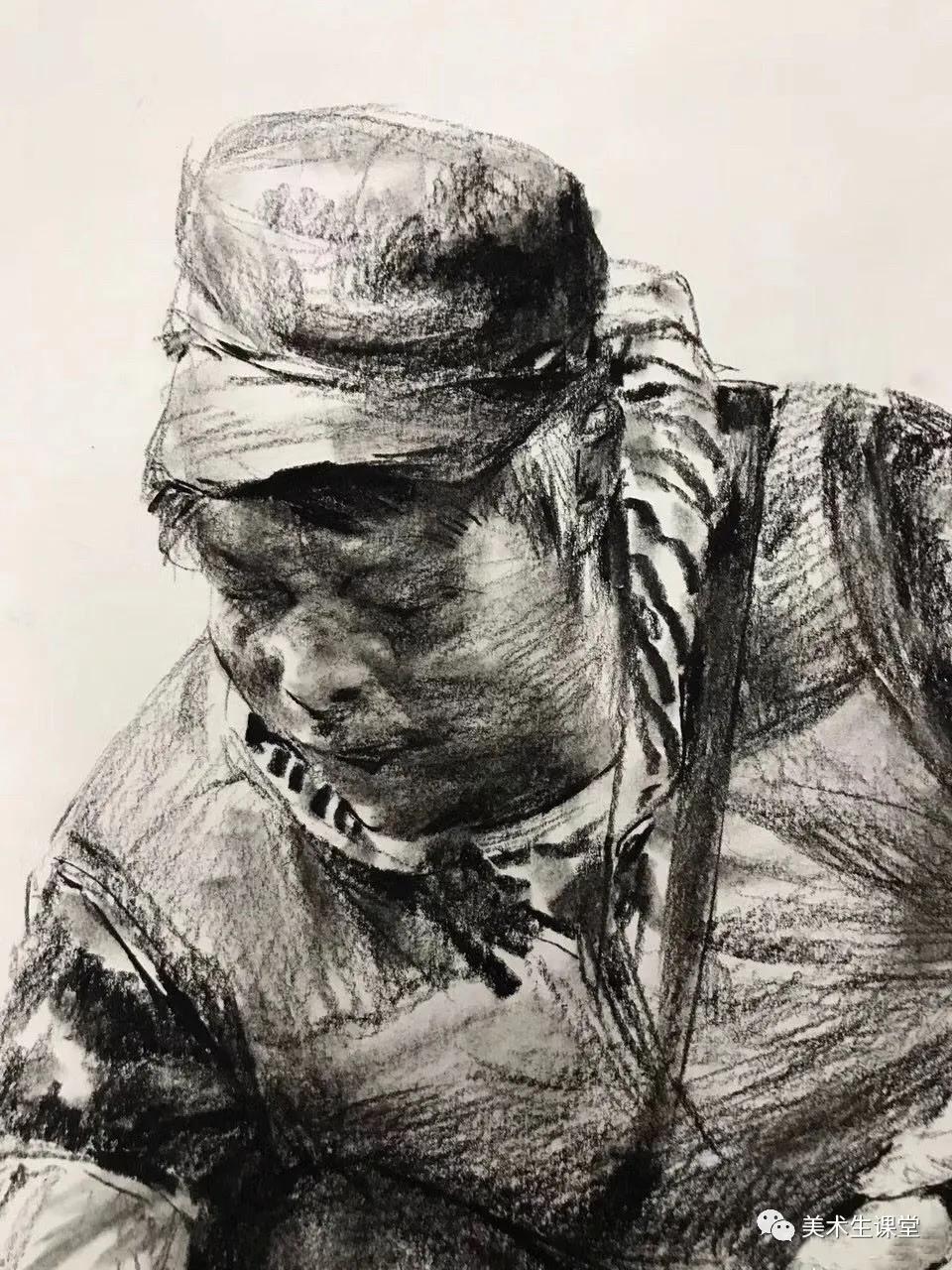 谢军速写作品赏析