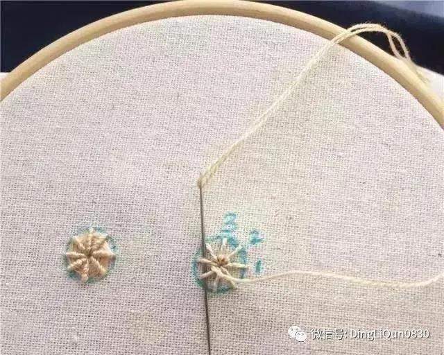 刺繡教程美麗而柔和的簇簇花叢你能從中找到啟發