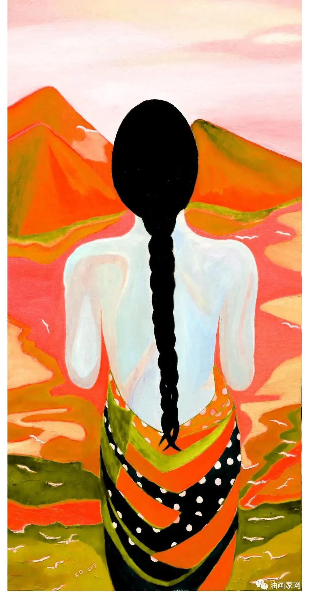 画家赵旭千黛子心灵深处的奇妙世界