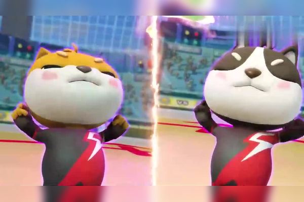 猪猪侠卜三卜四面对对手的攻击一点不惧怕我们要接下这一击