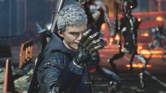 鬼泣5尼禄装备机械臂帅气登场这背景音乐真燃