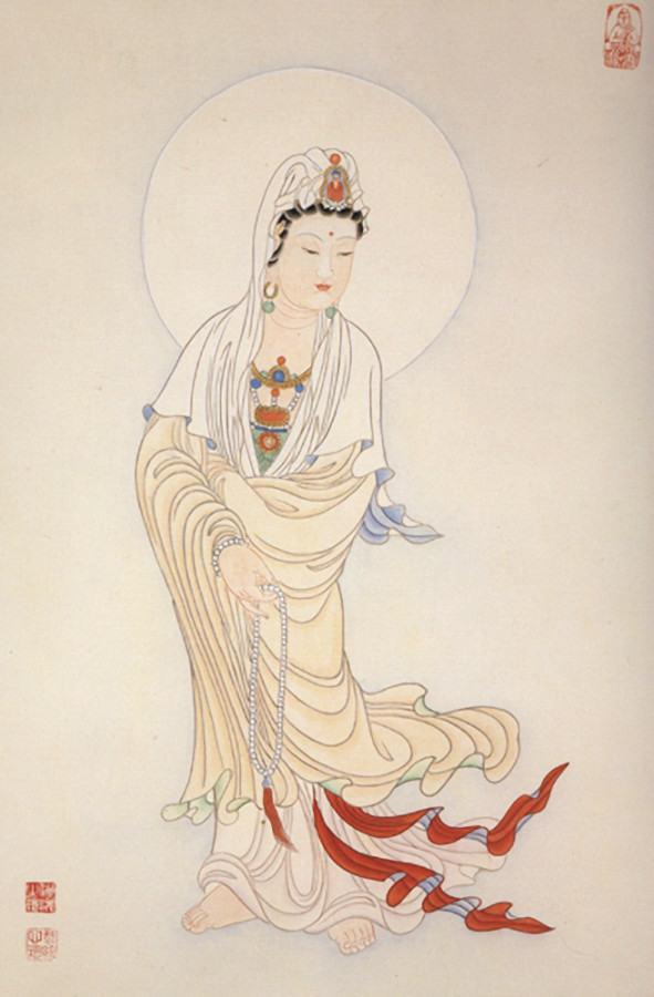 观音菩萨画像作品欣赏
