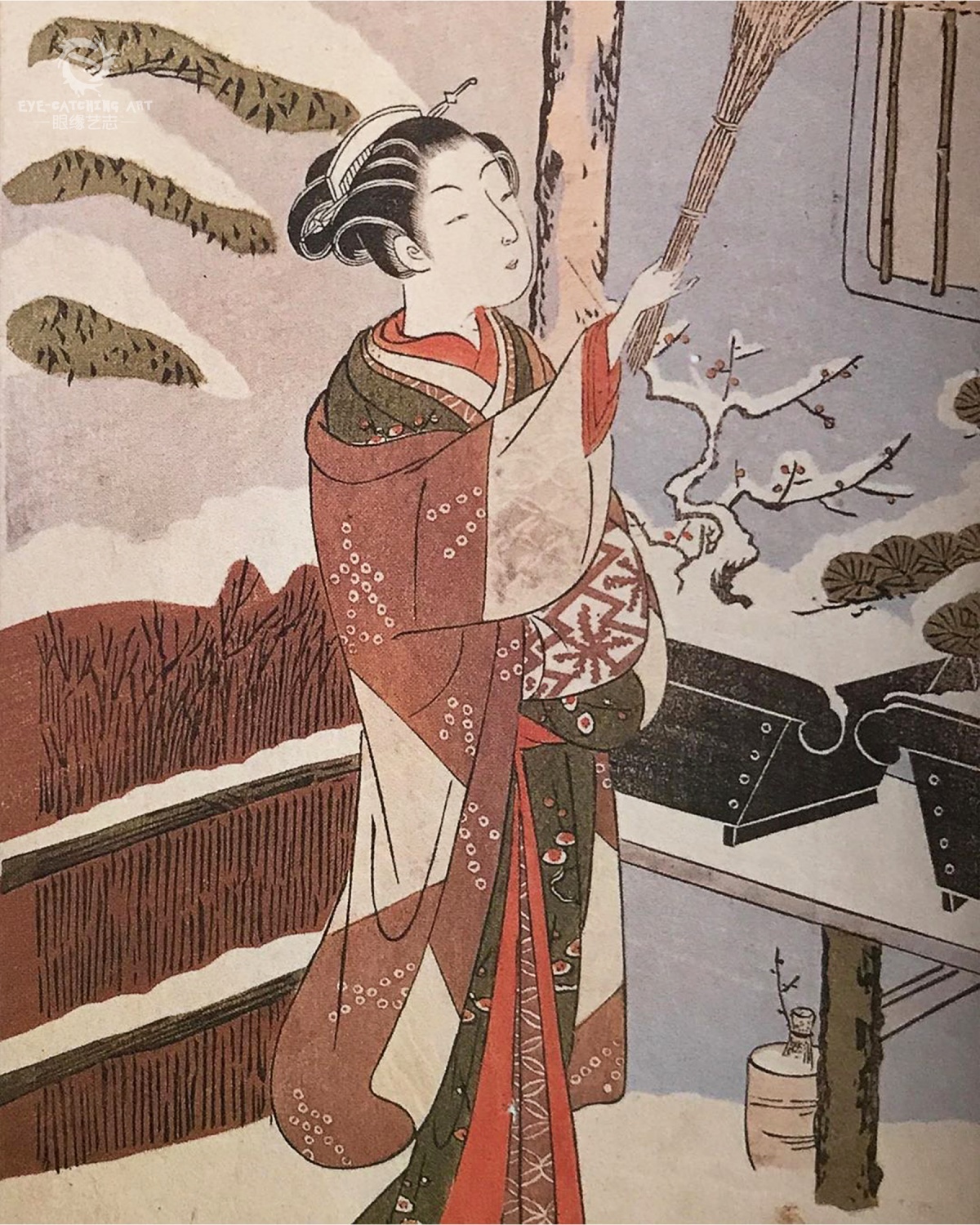 原创大师也难过美人关葛饰北斋与铃木春信的浮世绘美人图