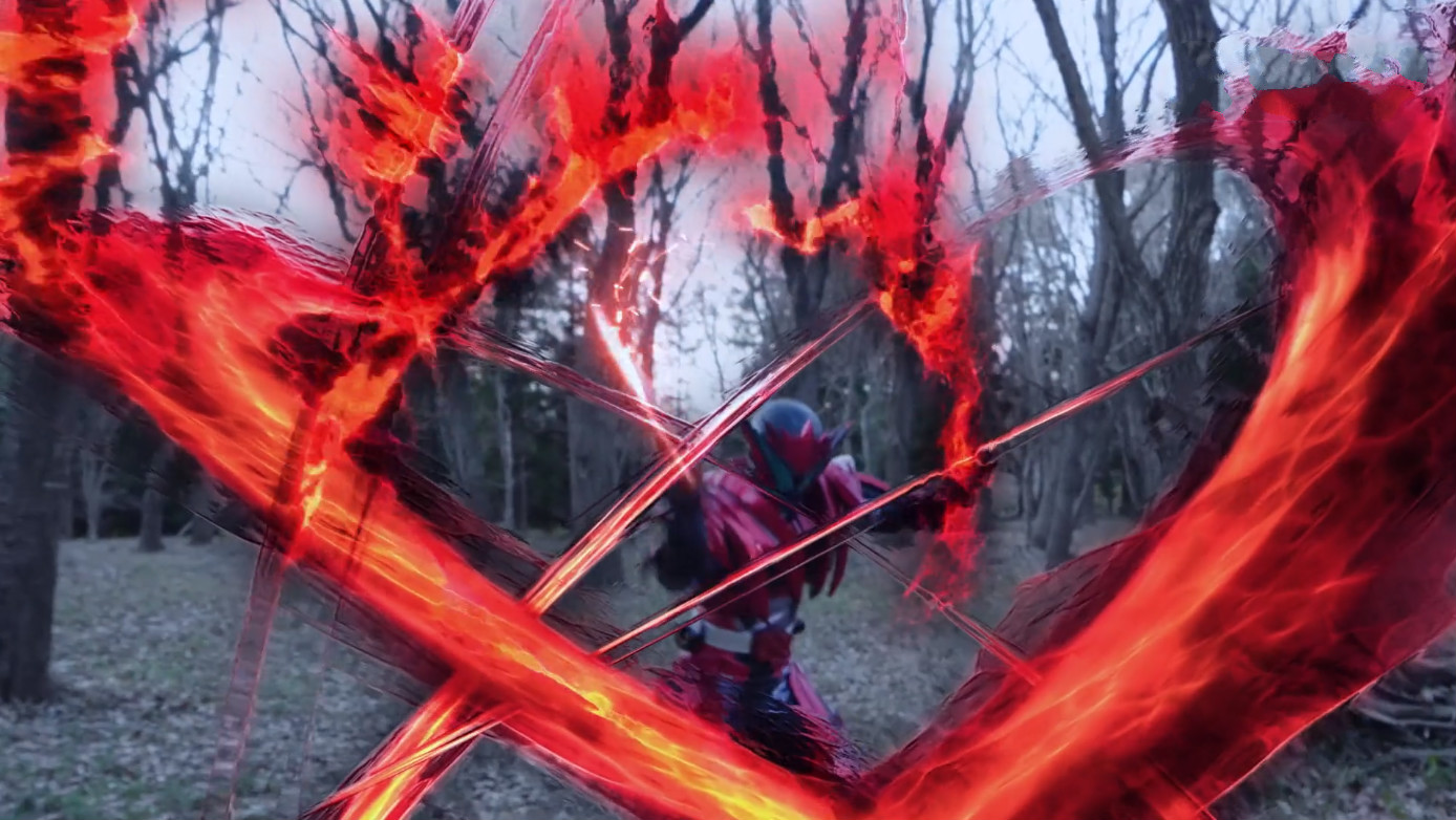 原创假面骑士01燃烧猎隼变身赏析巨型火鸟包裹全身断翅爆破超炫