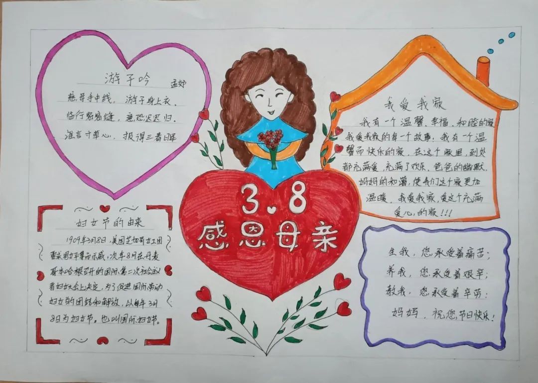 同学们将自己心中对妈妈的爱大声说出来