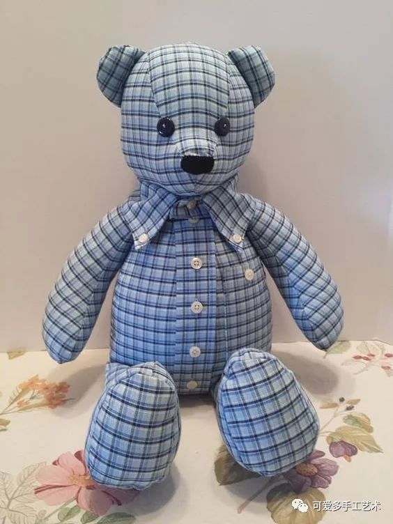 孩子不穿的旧衣服都改造成泰迪熊妈妈太聪明了附教程