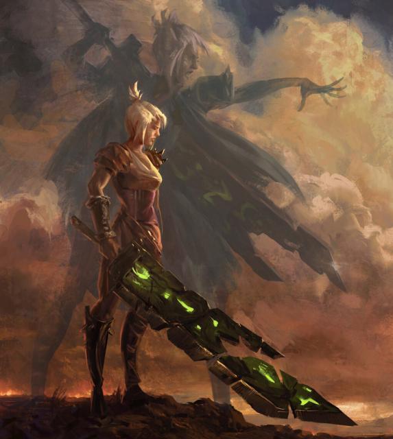 圣锤之毅--波比波比的武器来自于德玛西亚的一个指挥官"奥伦",这人也