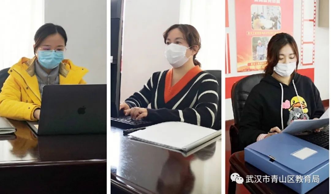 区教育局党委委员,副局长惠玉和红钢城小学副校长魏银华在隔离观察组