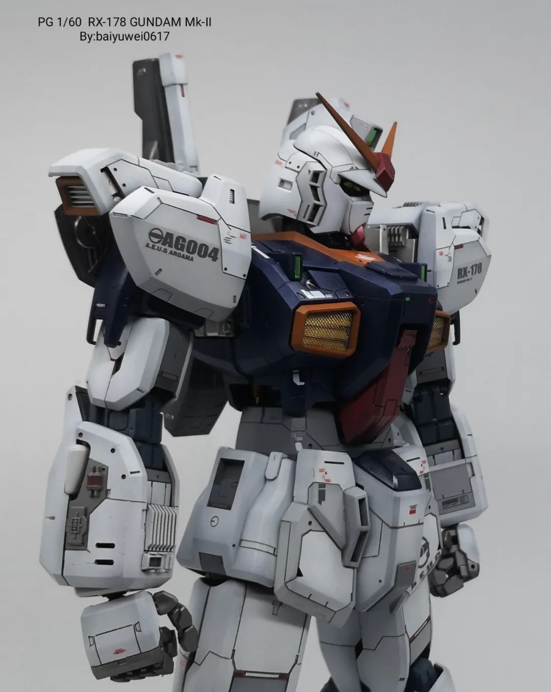 修改调整比例与细节pg高达mk2涂装制作